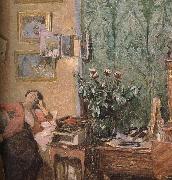 Edouard Vuillard Mrs. Black s call France oil painting artist